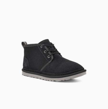 UGG Neumel Corduroy Black Boots for Men (HZJK08213)